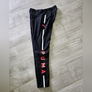 Puma Black and Red Leggings